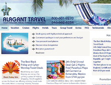 Tablet Screenshot of alagant-travel.com